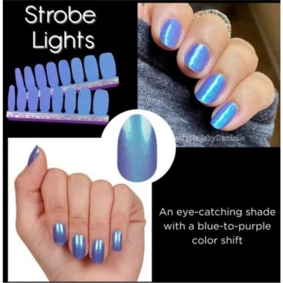 Color Street STROBE LIGHTS FMS125 16 + 4 bonus nail polish strips new - Picture 1 of 10